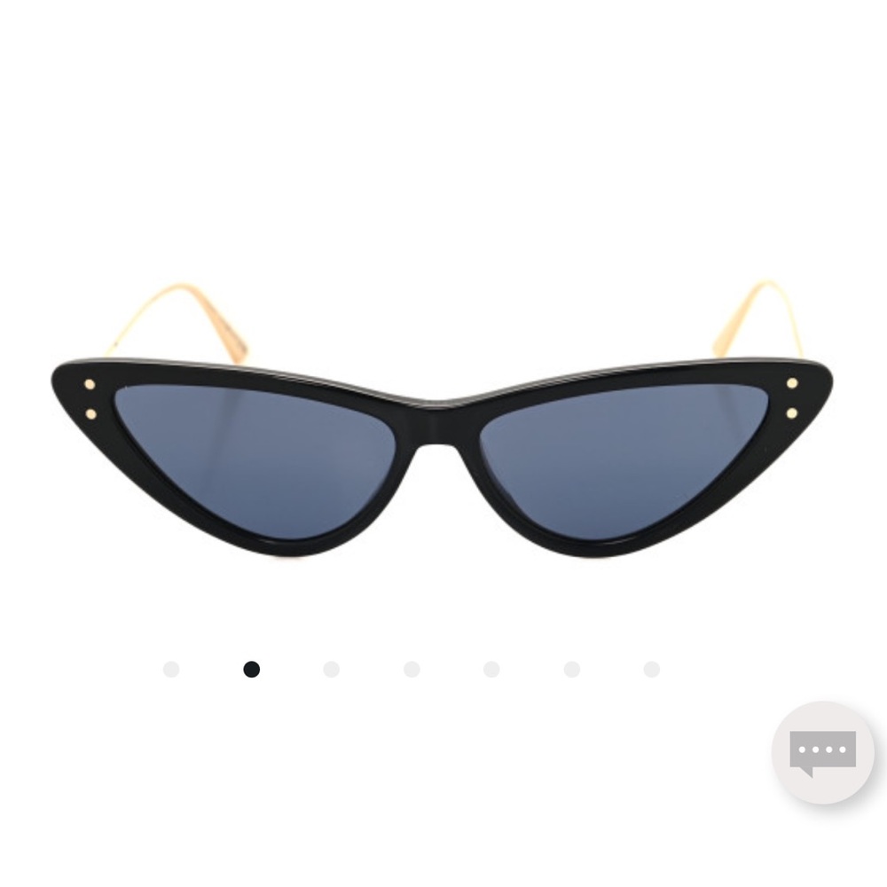 Cat Eye Miss Dior B4U Sunglasses Black - Picture 3 of 5